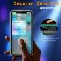 NEARPOW Screen Protector for iPhone 11 / iPhone XR, [4 Pack] Tempered Glass Screen Protector for Apple iPhone XR 6.1&quot 2018 / iPhone 11 2019, [Fit with Most Cases][Easy Installation Frame][9H Hardness]