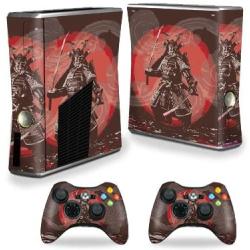 MightySkins Skin Compatible with X-Box 360 Xbox 360 S Console - Samurai Battle | Protective, Durable, and Unique Vinyl Decal wrap Cover | Easy to Apply, Remove, and Change Styles | Made in The USA