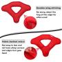 The Combo of VR Face Silicone Cover Mask Pad & Head Strap Pad Cushion Compatible for Oculus Quest Sweatproof Light Blocking (Washable) for Virtual Reality Headset (Red)
