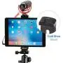 Ulanzi Aluminum Pad Tripod Mount with Cold Shoe Compatible for iPad, Metal Tablet Tripod Adapter Holder with Quick Release Plate 1/4 Screw Mount Universal for iPad Mini/iPad 4/iPad Pro/Surface Pro Ulanzi Aluminum Pad Tripod Mount with Cold Shoe Compatible for iPad, Metal Tablet Tripod Adapter Holder with Quick Release Plate 1/4 Screw Mount Universal for iPad Mini/iPad 4/iPad Pro/Surface Pro