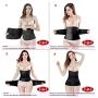 2 in 1 Postpartum Support Recovery Belly Wrap Waist/Pelvis Belt Body Shaper Postnatal Shapewear,One Size