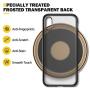 Humixx Shockproof Series iPhone Xs Case/iPhone X Case, [Military Grade Drop Tested] [Upgrading Materials] Translucent Matte Case with Soft Edges, Shockproof and Anti-Drop Protection Case-Black