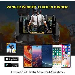 OUYAWEI Gamepad for Knives Out PUBG Mobile Phone Shoot Game Controller L1R1 Shooter Trigger Fire Button 3 in 1 for iOS Android