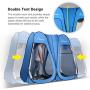WolfWise 6.6FT Portable Pop Up Shower Privacy Tent Spacious Dressing Changing Room for Toilet Camping Biking Beach