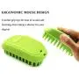 YUSENPET Pet Silicone Shampoo Brush, Anti-Skid Rubber Dog Cat Pet Mouse Grooming Shower Bath Brush Massage Comb for Long & Short Hair Medium Large Pets Dogs Cats