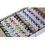 Simthread 120 Spools Polyester Machine Embroidery Thread Kit 40 Weight 550Y(500M) for Home Embroidery Sewing Machines Similar to Madeira and Robinson-Anton Colors Simthread 120 Spools Polyester Machine Embroidery Thread Kit 40 Weight 550Y(500M) for Home Embroidery Sewing Machines Similar to Madeira and Robinson-Anton Colors