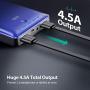 Power Bank RAVPower 16750mAh Portable Charger Ultra-Compact External Battery Pack with 4.5A Max Output Phone Charger Dual USB Ports & Flashlight for iPhone 11 Pro SE Samsung Galaxy S20 Note10 (Blue)