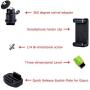 Zeadio Handheld Stabilizer Upgrade Version Combo, with Metal Triple Hot-Shoe+360° Swivel Adapter+Quick Release Buckle Plate+Smartphone Holder Clip+Three-Dimensional Level+1/4 bi-Directional Screw