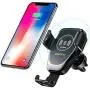 Wireless Car Charger, Veidoo 10W Qi-Certified Gravity Wireless Fast Charge Car Mount Air Vent Phone Holder Compatible with Mobile Phone S7 edge/S8/S10/S9+/Note 9 & Enable Qi Device