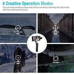 3-Axis Gimbal Stabilizer for Smartphone, Powered by ZHIYUN-Gimbal for iPhone-Android Video Recording with Handbag,Dolly Zoom, Timelapse, Panorama, CINEPEER C11