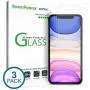 amFilm Glass Screen Protector for iPhone 11 / iPhone XR (6.1" Display) (3 Pack) with Easy Installation Tray amFilm Glass Screen Protector for iPhone 11 / iPhone XR (6.1" Display) (3 Pack) with Easy Installation Tray