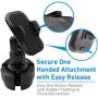 Cup Holder Phone Mount, Macally [Upgraded] Cell Phone Cup Holder for Car with Adjustable Smartphone Cradle Fit for iPhone 11 Pro XR XS Max X 8 7 Plus 6s Samsung S10+ Note 9 S8 Plus S7 Edge etc.