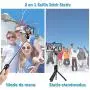 Selfie Stick Tripod, Extendable Selfie Stick with Detachable Wireless Remote and Tripod Stand Selfie Stick for iPhone 11/11 pro/X/8/8P/7/7P/6s/6,Sumsung Galaxy S9/S8/S7/Note 9/8,Huawei and More Selfie Stick Tripod, Extendable Selfie Stick with Detachable Wireless Remote and Tripod Stand Selfie Stick for iPhone 11/11 pro/X/8/8P/7/7P/6s/6,Sumsung Galaxy S9/S8/S7/Note 9/8,Huawei and More