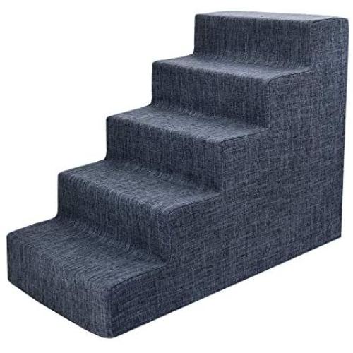 USA Made Pet Steps/Stairs with CertiPUR-US Certified Foam for Dogs & Cats by Best Pet Supplies