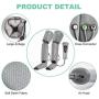RENPHO Compression Leg Massager for Circulation and Relaxation, Calf Feet Thigh Massage, Sequential Wraps Device with 6 Modes 4 Intensities, Helps to Relax Leg Pain, Best Gifts for Moms and Dads