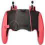 Mobile Game Controller, Mobile Gaming Trigger(4-in-1) for PUBG/Fortnite/Rules of Survival Gaming Grip and Gaming Joysticks for 4.5-6.5inch Android iOS Phone-red