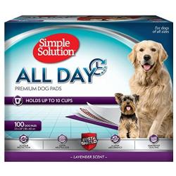 Simple Solution 6-Layer All Day Premium Dog Pads, 23 x 24, Lavender Scent