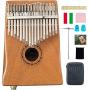 EastRock Kalimba 17 Keys Thumb Piano,Built-in pickup and EVA High Performance Protection Box, Tuning Hammer, Professional models,EQ (Solid Mahogany wood EQ),Gift for Kids Adult Beginners Professional