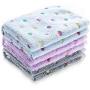 luciphia 1 Pack 3 Blankets Super Soft Cute Dot Pattern Pet Blanket Flannel Throw for Dog Puppy Cat Dot
