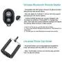 Phone Tripod, Portable Flexible Tripod Adjustable Cell Phone Tripod with Wireless Remote and Universal Clip Mini Tripod Stand Holder for iPhone 11 Pro XS MAX XR,Android Phone Samsung GoPro Camera