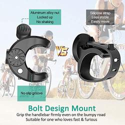 Bovon Bike Phone Mount, (Bolt Design) Sturdy Universal Motorcycle Bicycle Phone Holder Stand Compatible with iPhone Se/ 11 Pro Max/XS Max/XR/X/XS/8/8 Plus/7/7 Plus, Samsung S10/S10 Plus