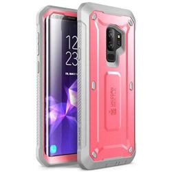 SUPCASE Unicorn Beetle Pro Series Case Designed for Samsung Galaxy S9+ Plus, with Built-In Screen Protector Full-body Rugged Holster Case for Galaxy S9+ Plus (2018 Release) (Pink)