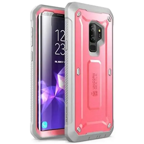 SUPCASE Unicorn Beetle Pro Series Case Designed for Samsung Galaxy S9+ Plus, with Built-In Screen Protector Full-body Rugged Holster Case for Galaxy S9+ Plus (2018 Release) (Pink) SUPCASE Unicorn Beetle Pro Series Case Designed for Samsung Galaxy S9+ Plus, with Built-In Screen Protector Full-body Rugged Holster Case for Galaxy S9+ Plus (2018 Release) (Pink)