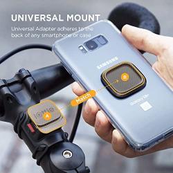 iOttie Active Edge Go Bike Phone Holder Bar Mount || Universal Smartphone | iPhone Xs Max R 8/8S 7 Plus 6S 6 SE Samsung Galaxy S8 Plus S8 Edge S7 S6 Note 8 5 (HLBKIO104)