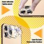 BAZO 2 Pack Tempered Glass Privacy Screen Protector and 2 Pack Camera Lens Protector for iPhone 11 Pro (5.8 inch) [Anti-Scratch] [Alignment Easy Installation Frame] HD [Fit with Most Cases]