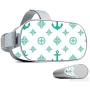 MightySkins Skin Compatible with Oculus Go Mobile VR - Teal Designer | Protective, Durable, and Unique Vinyl Decal wrap Cover | Easy to Apply, Remove, and Change Styles | Made in The USA