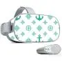 MightySkins Skin Compatible with Oculus Go Mobile VR - Teal Designer | Protective, Durable, and Unique Vinyl Decal wrap Cover | Easy to Apply, Remove, and Change Styles | Made in The USA