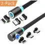 Crozziz Magnetic Charging Cable(2 Pack,10ft) 3 in 1 Cable,Compatible with Mirco USB, Type C Smartphone and iProduct Device(Black) … Crozziz Magnetic Charging Cable(2 Pack,10ft) 3 in 1 Cable,Compatible with Mirco USB, Type C Smartphone and iProduct Device(Black) …