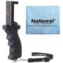 Fantaseal Ergonomic Cell Phone Smartphone Holder, Phone Selfie Stick Hand Grip Stabilizer Handheld Mount Phone Handle Support Steadycam Compatible with iPhone Xs X Nexus LG HTC Samsung etc