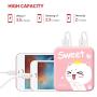 Yoobao Portable Charger 10000mAh Power Bank External Battery Pack Powerbank Cell Phone Battery Backup Charger with Dual USB Output Comaptible Cellphone Smartphones - Pink Sweet