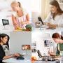 Cell Phone Stand, IKEEPI Angle Height Adjustable Cell Phone Stand for Desk,Thick Case Friendly Phone Holder Stand for Desk, Compatible with All Mobile Phones