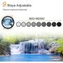 K&F Concept 67mm ND Fader Variable Neutral Density Adjustable ND Filter ND2 to ND400 for Canon 7D 700D 600D 70D 60D 650D 550D for Nikon D7100 D80 D90 D7000 D5200 D3200 D5100 D3200 D5300 DSLR Cameras + Lens Cleaning Cloth