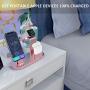 OLEBR 3 in 1 Charging Stand Compatible with iWatch Series 5/4/3/2/1, AirPods and iPhone 11/Xs/X Max/XR/X/8/8Plus/7/7 Plus /6S /6S Plus(Original Charger & Cables Required) Rose Gold
