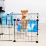 ALLISANDRO Small Pet Playpen, Small Animal Cage for Indoor Outdoor Use, Portable Metal Wire Yard Fence for Small Animal, Puppy, Kitten, Guinea Pigs, Bunny, Turtle, Hamster ALLISANDRO Small Pet Playpen, Small Animal Cage for Indoor Outdoor Use, Portable Metal Wire Yard Fence for Small Animal, Puppy, Kitten, Guinea Pigs, Bunny, Turtle, Hamster