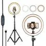VillSure 10" Selfie Ring Light with Tripod Stand, LED Ring Light & Phone Holder for iPhone Android,Ringlight for Live Stream/Makeup/Photography/YouTube Video VillSure 10" Selfie Ring Light with Tripod Stand, LED Ring Light & Phone Holder for iPhone Android,Ringlight for Live Stream/Makeup/Photography/YouTube Video