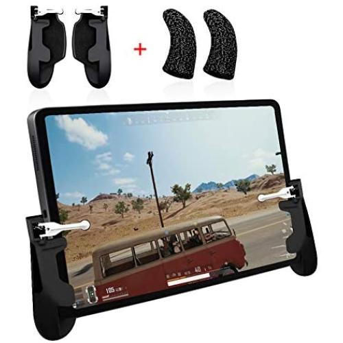 Yaliu Mobile Game Controller for iPad，Mobile Gaming L1R1 Trigger Handles for PUBG/Call of Duty Game Joystick Gamepad for 4.5-12.9inch Tablet & Android iOS Pad