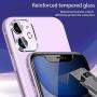 [ 4 Pack ] UniqueMe 2 Pack Privacy Screen Protector + 2 Pack Camera Lens Protector Tempered Glass for iPhone 11 (6.1 inch),[Case Friendly] [Alignment Frame Easy Installation] HD Clear Anti-Scratch Film