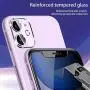 [ 4 Pack ] UniqueMe 2 Pack Privacy Screen Protector + 2 Pack Camera Lens Protector Tempered Glass for iPhone 11 (6.1 inch),[Case Friendly] [Alignment Frame Easy Installation] HD Clear Anti-Scratch Film