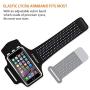 PORTHOLIC Running Arm Bands for Cell Phone, Adjustable Workout Phone Holder Arm Case for iPhone 11/11Pro Max/Xs Max/XR/X/8/7/6s Plus Sports Jogging Band for Samsung Galaxy S10/S9/S8 Plus, Huawei P30