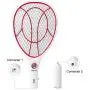 Night Cat Bug Zapper Racket Electric Fly Swatter Racquet Electronic Mosquito Killer with USB Charging LED Lighting Double Layer Protection Detachable Handle Night Cat Bug Zapper Racket Electric Fly Swatter Racquet Electronic Mosquito Killer with USB Charging LED Lighting Double Layer Protection Detachable Handle