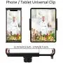 Hotches 8 LED Selfie Ring Light with Phone Holder & Tablet Holder & Microphone Holder Stand, 3 Lighting Modes and 10 Brightness Level for Makeup & YouTube Video & Live Stream Hotches 8 LED Selfie Ring Light with Phone Holder & Tablet Holder & Microphone Holder Stand, 3 Lighting Modes and 10 Brightness Level for Makeup & YouTube Video & Live Stream
