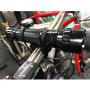 Yahpetes Silicone Bicycle Band 6 Pcs Bike Light Holder Strap 5.7" Flashlight Band Phone Strap Tie Ribbon Mount Holder for Light Handlebar Mount