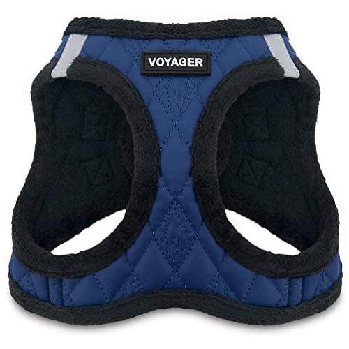 Voyager Step-in Plush Dog Harness - Soft Plush, Step in Vest Harness for Small and Medium Dogs by Best Pet Supplies