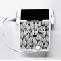 Glamsockets Decorative Wall Mount Surge Protector with 3 Outlets, Dual USB Charging Ports and Phone Holder - USB Charging Center/Multi Function Wall Tap (Abstract Vines) Glamsockets Decorative Wall Mount Surge Protector with 3 Outlets, Dual USB Charging Ports and Phone Holder - USB Charging Center/Multi Function Wall Tap (Abstract Vines)