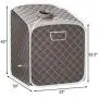 Giantex Portable Steam Sauna Spa 2L Folding Private Sauna Tent W/Chair Foot Massage Roller Absorbent Pad and 9 Adjustable Temperature Levels Spa Tent for Weight Loss Stress Fatigue (Gray) Giantex Portable Steam Sauna Spa 2L Folding Private Sauna Tent W/Chair Foot Massage Roller Absorbent Pad and 9 Adjustable Temperature Levels Spa Tent for Weight Loss Stress Fatigue (Gray)
