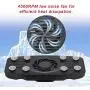 Mini Mobile Phone Fan Radiator with 2000MAH Lithium Battery,4500RPM Heat Dissipation Fan Game Controller Cooling Base Mini Mobile Phone Fan Radiator with 2000MAH Lithium Battery,4500RPM Heat Dissipation Fan Game Controller Cooling Base